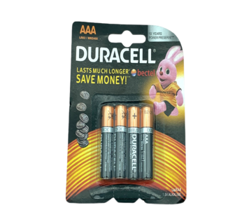 Piles Duracell AAA (R03)