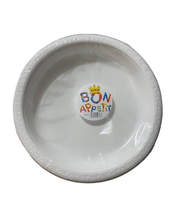 Assiettes en plastique - 18cm - Image 3